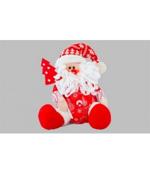 Мягкая игрушка Дед Мороз с ёлкой